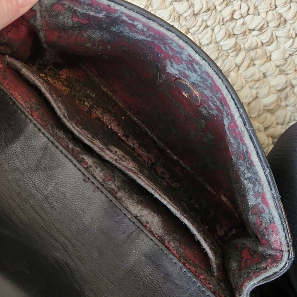 Chanel Matelasse Coco turnlock Timeless, vintage as is black, poor red lining - Picture 5 of 12